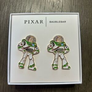 Buzz lightyear Toy Story Disney bauble bar earrings- never worn